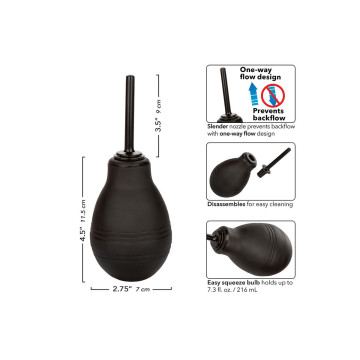 Calexotics - One Way Ducha Anal Negro | Vybes.it