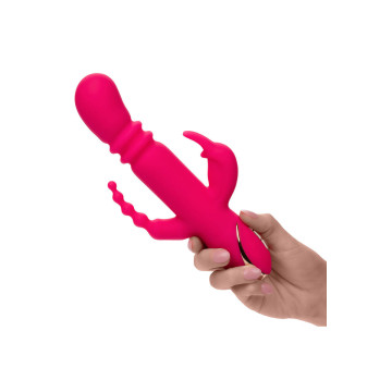 Calexotics - Jack Fantasy Dreifach Beheizter Vibrator Rabbit Rosa |