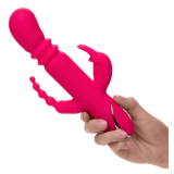 CALEXOTICS - JACK FANTASY VIBRATORE TRIPLO RISCALDATO ROSA CONIGLIO