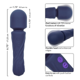 CALEXOTICS - CHARISMA ALLURE MASSAGGIATORE DOPPIO MOTORE 12 FUNZIONI 17,25 CM X 4,5 CM VIOLA