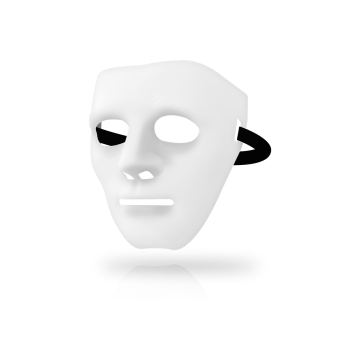 Ohmama - Masken, Weisse Maske, Eine Grösse | Vybes.it