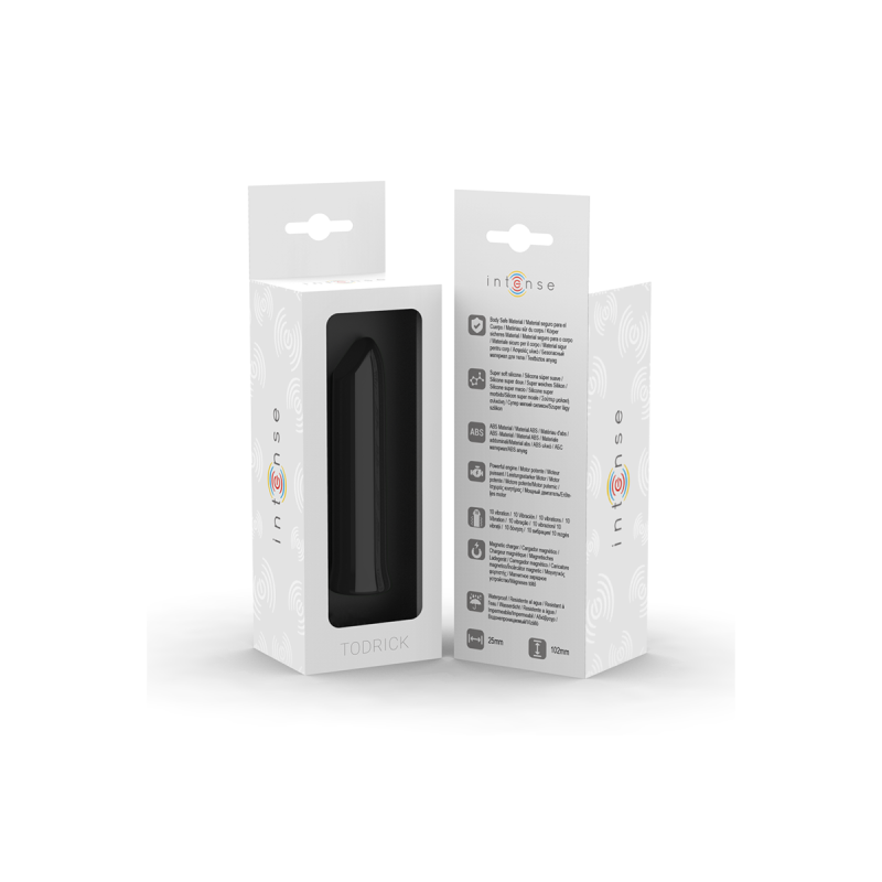 INTENSE - TODRICK BLACK CLITORAL STIMULATING BULLET - INTENSE FUN TOY…