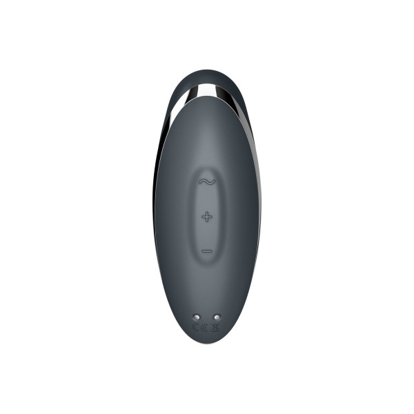 SATISFYER - TAP & CLIMAX 2 VIBRADOR & ESTIMULADOR GRIS