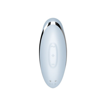 SATISFYER - TAP & CLIMAX 2 VIBRADOR & ESTIMULADOR AZUL