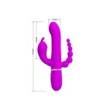 Pretty Love - Cammy Triple Vibrador Multifunción 4 En 1 Rosa |