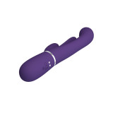 Pretty Love - Shania Triple Vibrador Rabbit Multifunción Morado |