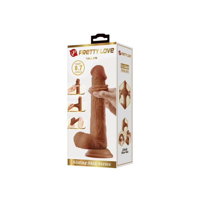 Pretty Love - Tallen Dildo Realístico 22 Cm Mulato | Vybes.it