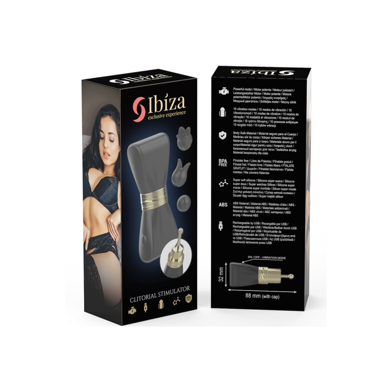 IBIZA - STIMULATEUR DE CLITO 3 TÊTES BOW - IBIZA TECHNOLOGY - Pour cl…