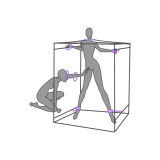 Secret Dome - Kink Club Cabina Scandale Morado | Vybes.it