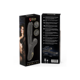 IBIZA - TWO DRAGONS DOUBLE VIBRATOR BLACK - IBIZA TECHNOLOGY - HI-TEC…