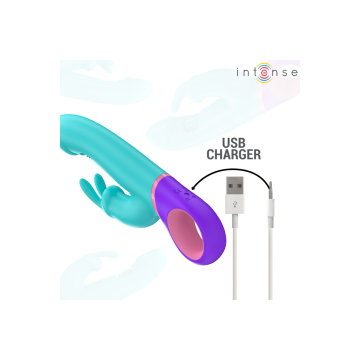 Intense - Mónica Vibrador Rabbit Con Estimulador Rotatorio Del
