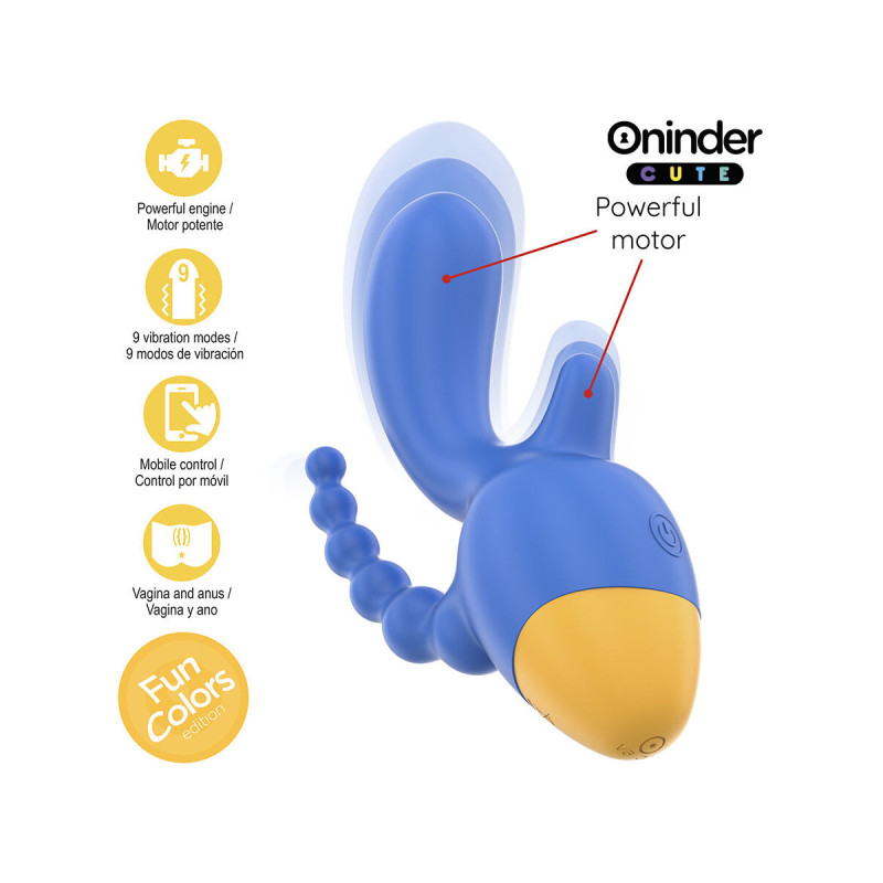 Oninder Cute - Love 3 Some Triple Vibrador - App Mundial Gratuita |