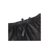 Subblime - 953942 Pijama Sexy Saten Y Encaje Negro L/Xl | Vybes.it