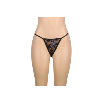Subblime - 954185 Babydoll De Encaje Con Tirantes Ajustables Negro