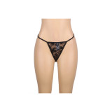 Subblime - 954185 Babydoll De Encaje Con Tirantes Ajustables Negro