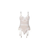 Subblime - 954291 Body Avec Chaînes + Porte - Jarretelles Blanc