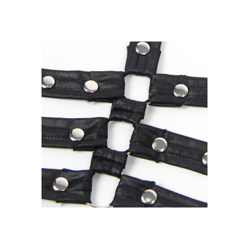 Subblime - 954413 Body Bondage De Cuero Negro L/Xl | Vybes.it