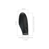 Pretty Love - Gilo Vibrador De Dedo Silicona Negro | Vybes.it