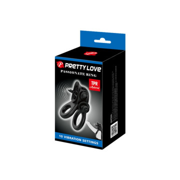 Pretty Love - Passionate Ring Doble Anillo Vibrador + Estimulador