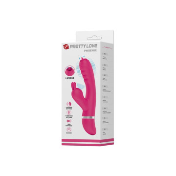 Pretty Love - Phoenix Vibrador Rabbit Multifunción Rosa | Vybes.it
