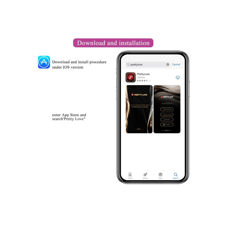 Pretty Love - Franz Masajeador & Vibrador App Gratutita Morado |