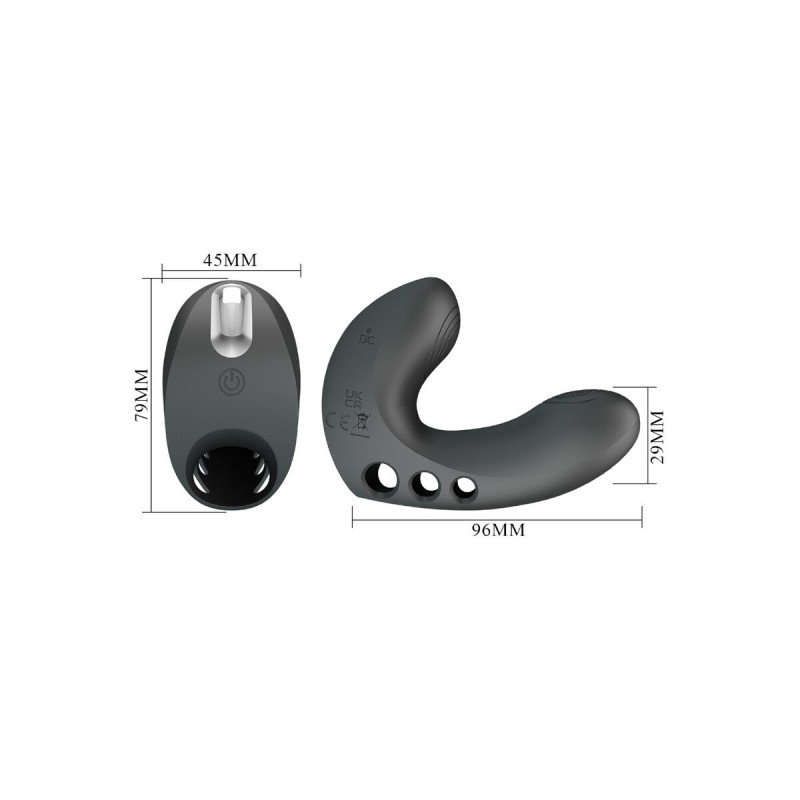 Pretty Love - Camelia Vibrador De Dedo 7 Vibraciones Negro |