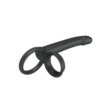 Pretty Love - Moses Anillo Doble Pene Para Donle Penetación Negro |