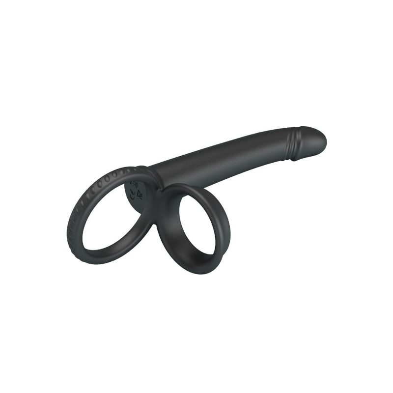 Pretty Love - Moses Anillo Doble Pene Para Donle Penetación Negro |