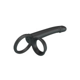 Pretty Love - Moses Anillo Doble Pene Para Donle Penetación Negro |