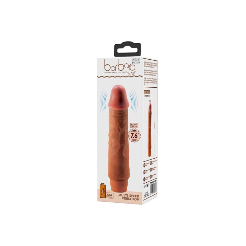 Baile - Jeff Vibrador Realístico 19.5 Cm Mulato | Vybes.it