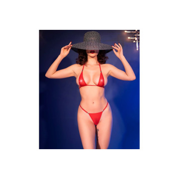 Chilirose - Cr 4840 Micro Bikini Rojo S/M | Vybes.it