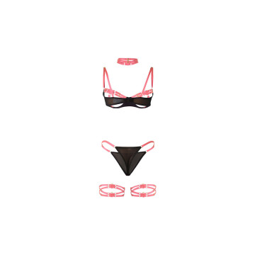 Subblime - 955304 Set Sujetador Con Collar Y Detalles Para Piernas