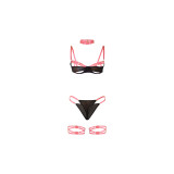Subblime - 955304 Set Sujetador Con Collar Y Detalles Para Piernas