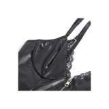 Subblime - 955465 Body Con Cremallera De Cuero Negro L/Xl | Vybes.it