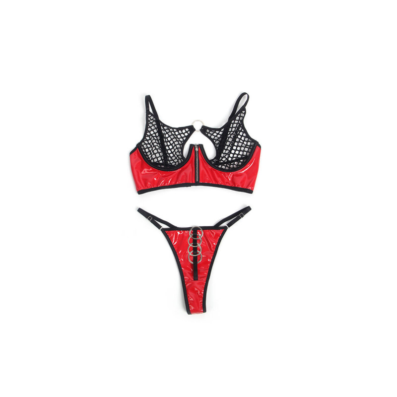 Subblime - 955540 Conjunto Sujetador Con Cremallera De Malla De