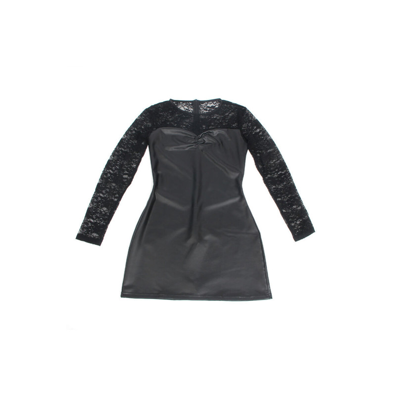 Subblime - 955601 Vestido De Manga Larga Con Encaje Negro L/Xl |