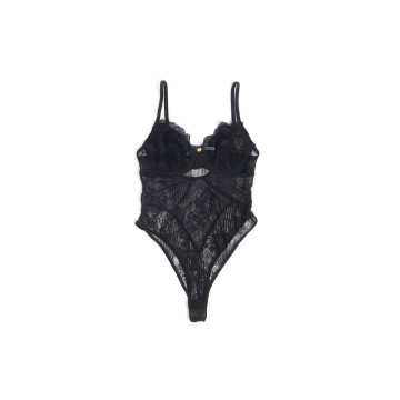 Subblime - 955618 Body De Encaje Con Cierre Inferior Negro S/M |