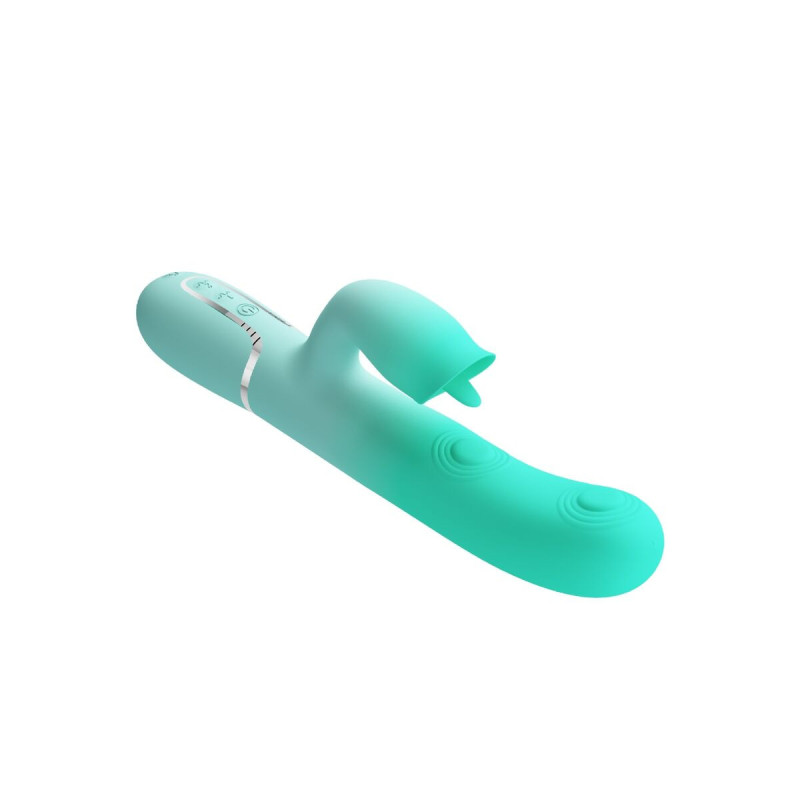 Pretty Love - Gigi Multifunktions - Rabbit - Vibrator Aquagrün |