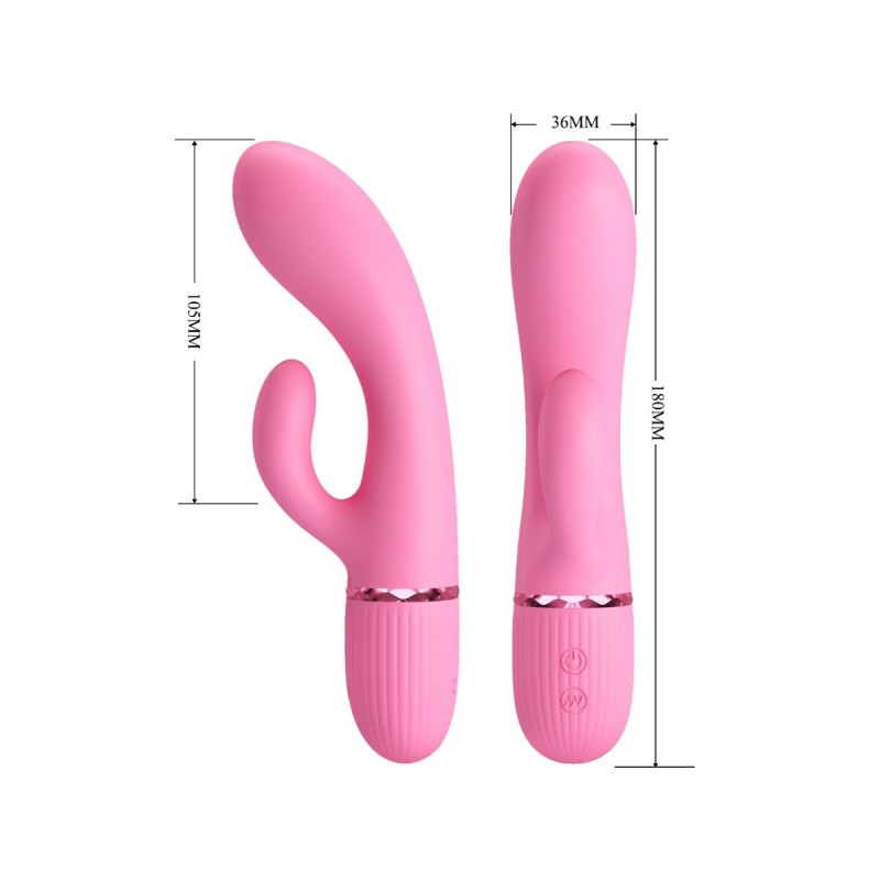Pretty Love - Marski Vibrador Rabbit & Punto G Rosa | Vybes.it