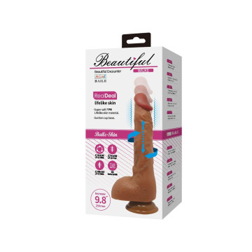 Baile - Magnifique Vibrateur Réaliste Wilks 5 Réglages 25 Cm Mulato