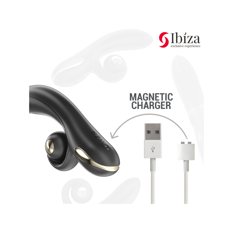 IBIZA - VIBRATORE TWISTER CON STIMOLATORE CURVA E VIBRO-ROTAZIONE - I…
