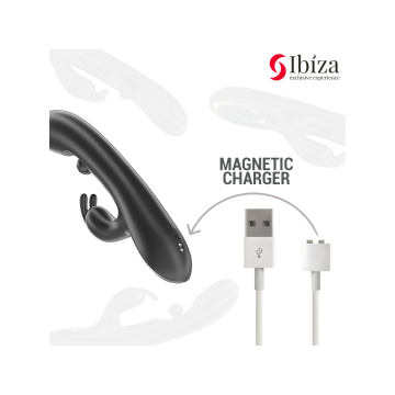 IBIZA - POWERFUL RABBIT VIBRATOR WITH MASSAGING ROLLING PEARL - IBIZA…