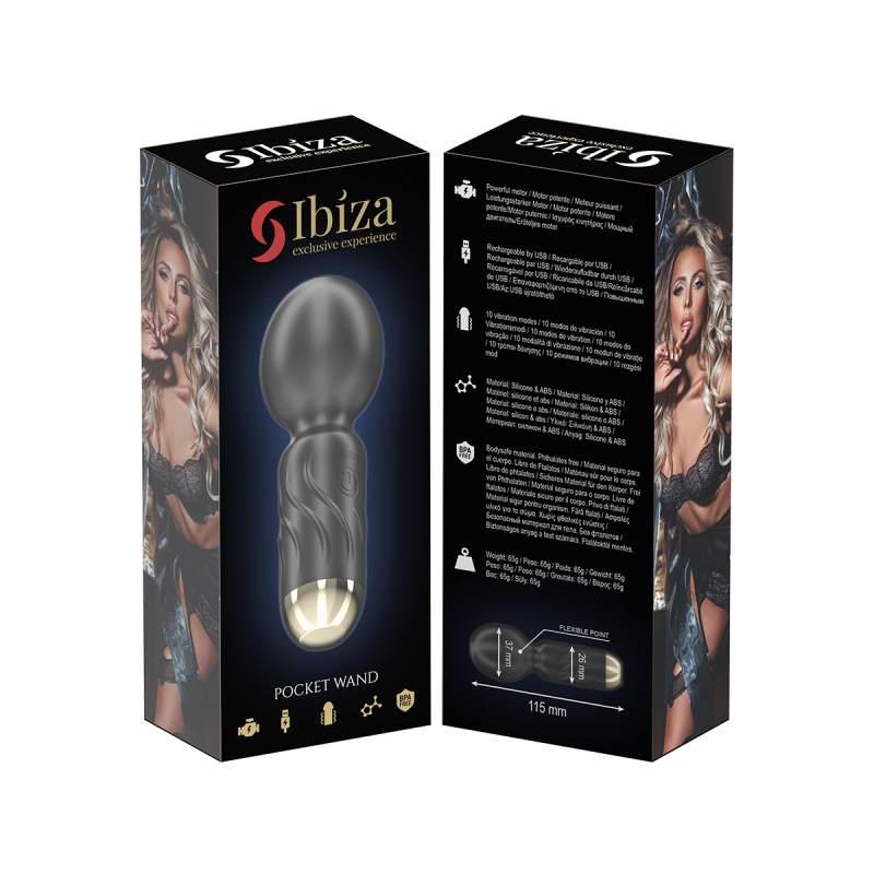 IBIZA - VIBRATEUR DE POCHE WAND - IBIZA TECHNOLOGY - Vibromasseur WAND