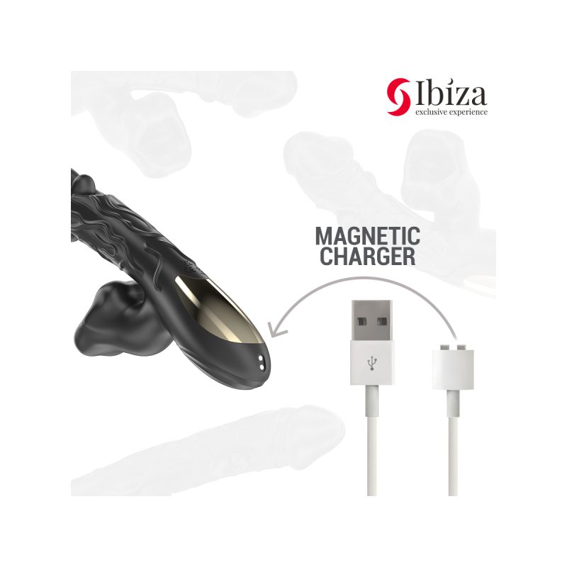 IBIZA - VIBRATOR UND KLITORIS-STIMULATOR MIT BEISS- UND ROTATIONSEFFE…
