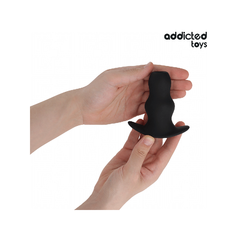 Addicted Toys - Hollow Anal Plug Silicone Size M 9.6 Cm | Vybes.it