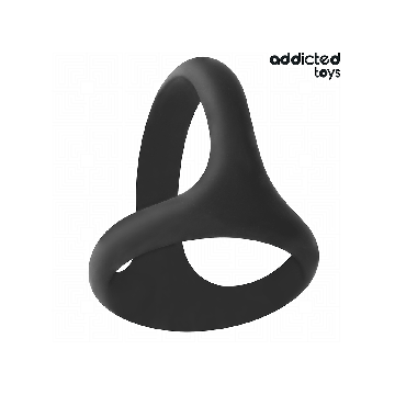 ADDICTED TOYS - THICK TRIPLE PENIS RING - Cockrings without vibration