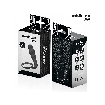 Addicted Toys - Plug Anal Con Anillo Silicona Modelo 1 | Vybes.it