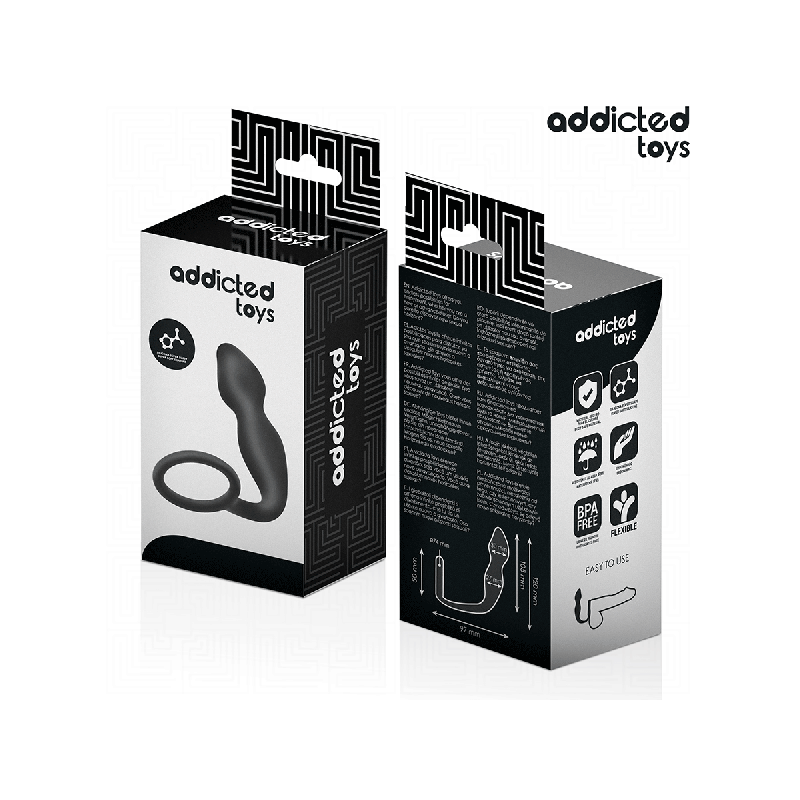 Addicted Toys - Plug Anal Con Anillo Silicona Modelo 2 | Vybes.it