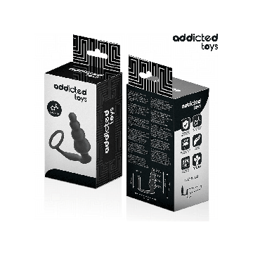 Addicted Toys - Plug Anal Con Anillo Silicona Modelo 5 | Vybes.it