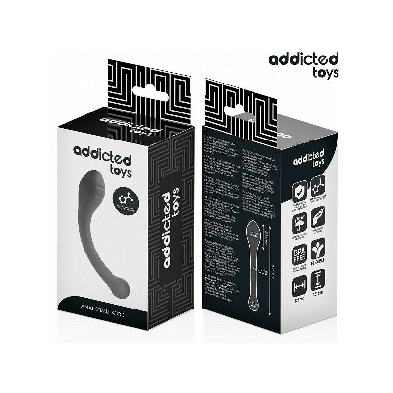 Addicted Toys - Estimulador Anal Doble Silicona 18 Cm | Vybes.it